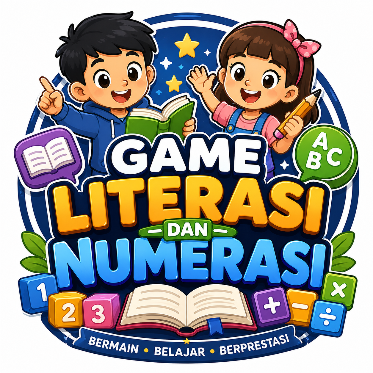 Ikon Game Edukasi Literasi dan Numerasi