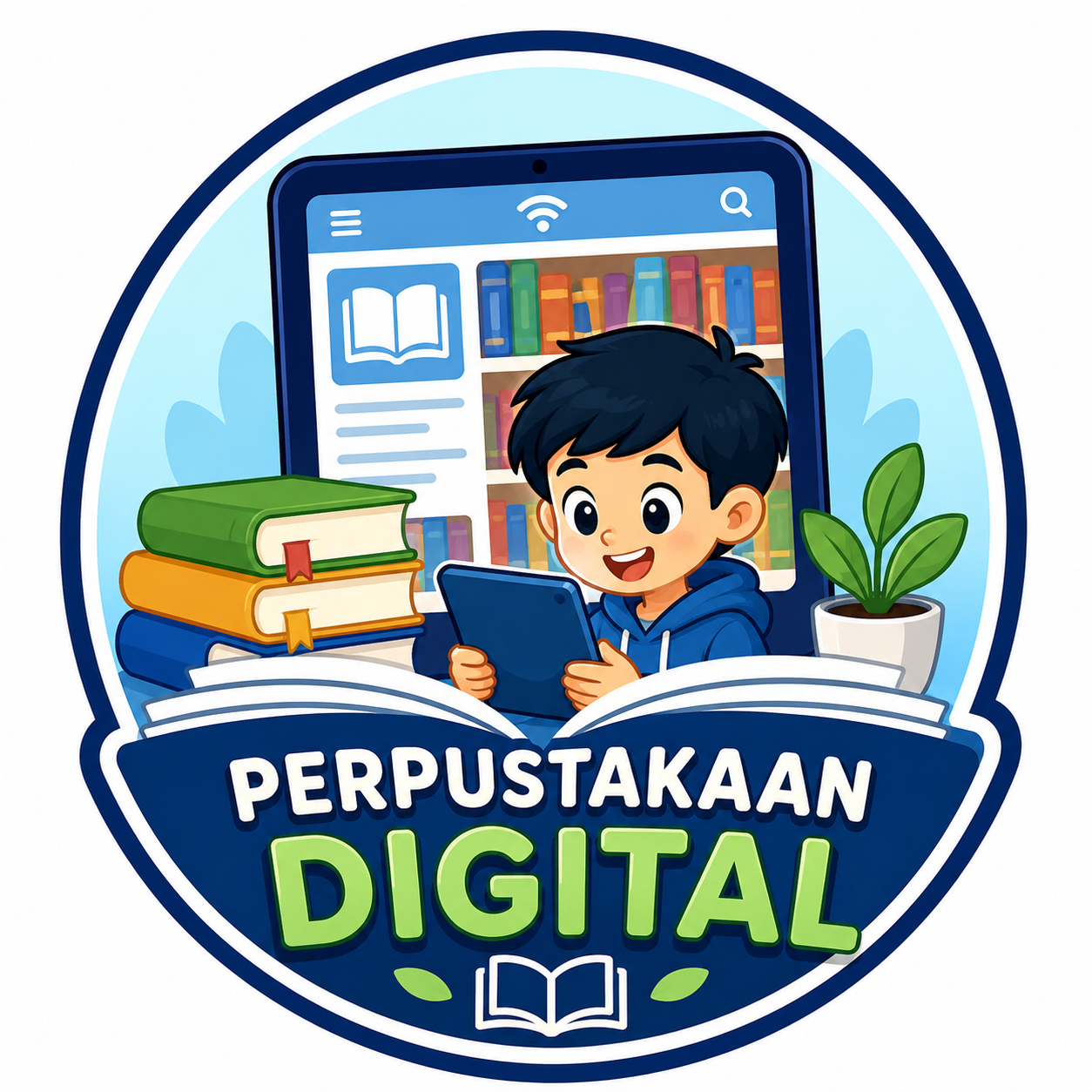 Ikon Perpustakaan Digital